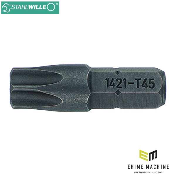 日本正規品 スタビレー 1/4差込 ヘクスローブビット T45 (1421-T45)(4018754011322) STAHLWILLE