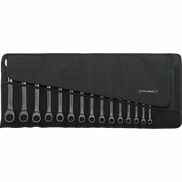 日本正規品 スタビレー 17/15 ラチェットコンビネーションレンチ 15本セット 8-24mm ケース付 (4018754349951) STAHLWILLE