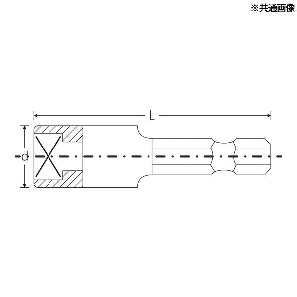 日本正規品 スタビレー 1/4SQ ヘキサゴンソケット 7mm (2801-7)(4018754251773) STAHLWILLE