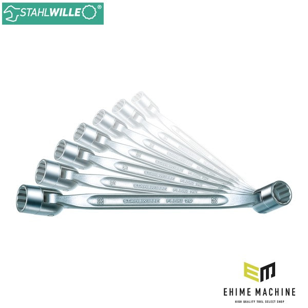 日本正規品 スタビレー 7本組 フレックスジョイントスパナセット I型断面 (29/7)(4018754081264) STAHLWILLE