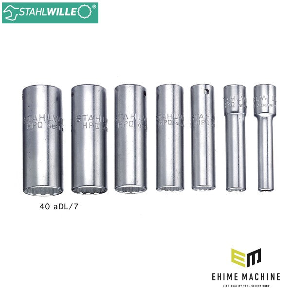 日本正規品 スタビレー 1/4」SQディープソケットセット (40ADL/7)(4018754078608) STAHLWILLE