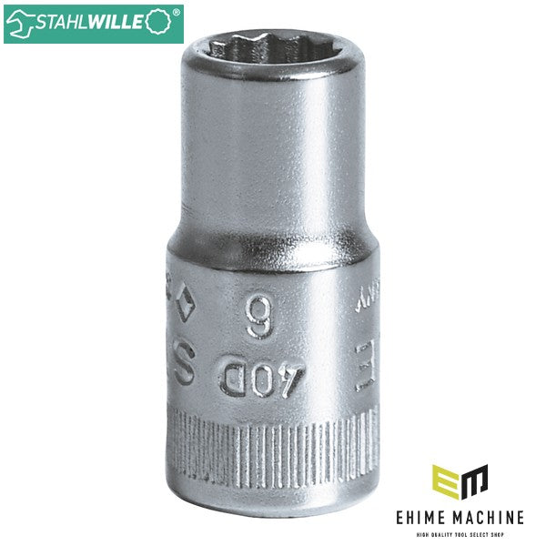 日本正規品 スタビレー 1/4SQ ソケット 12角形状 6mm (40D-6)(4018754000319) STAHLWILLE
