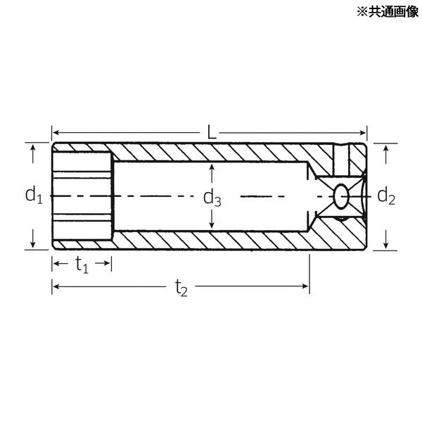 日本正規品 スタビレー 1/4SQ ディープソケット 6角形状 10mm (40L-10)(4018754000241) STAHLWILLE