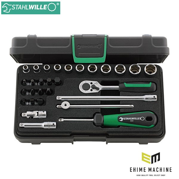 日本正規品 スタビレー 29点組 1/4SQ ソケットレンチセット (40/23/6KN)(4018754261529) STAHLWILLE