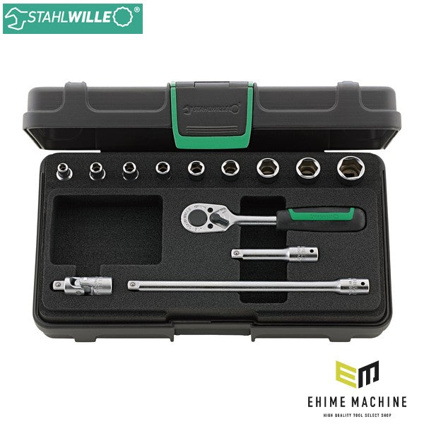 日本正規品 スタビレー 13点組 1/4SQ ソケットレンチセット (40/9/4KN)(4018754261505) STAHLWILLE