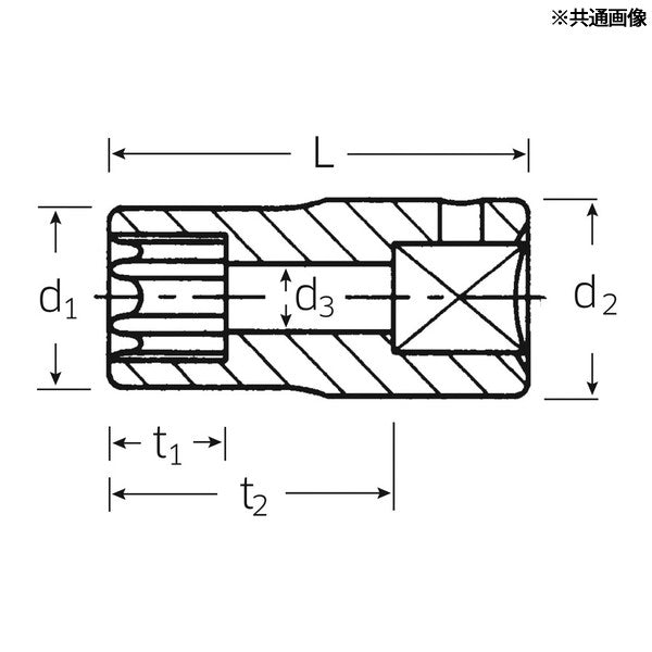 日本正規品 スタビレー 1/4SQ ヘクスローブソケット E4 (40TX-E4)(4018754000937) STAHLWILLE