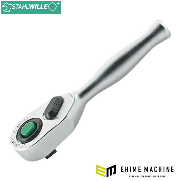 日本正規品 スタビレー (1/4SQ) 80ギア ミニラチェットハンドル 送り角4.5° クイックリリース (418QR)(4018754291366) STAHLWILLE