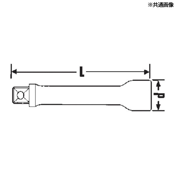 日本正規品 スタビレー 3/8SQ エキステンションバー 全長150mm (427/6)(4018754012572) STAHLWILLE
