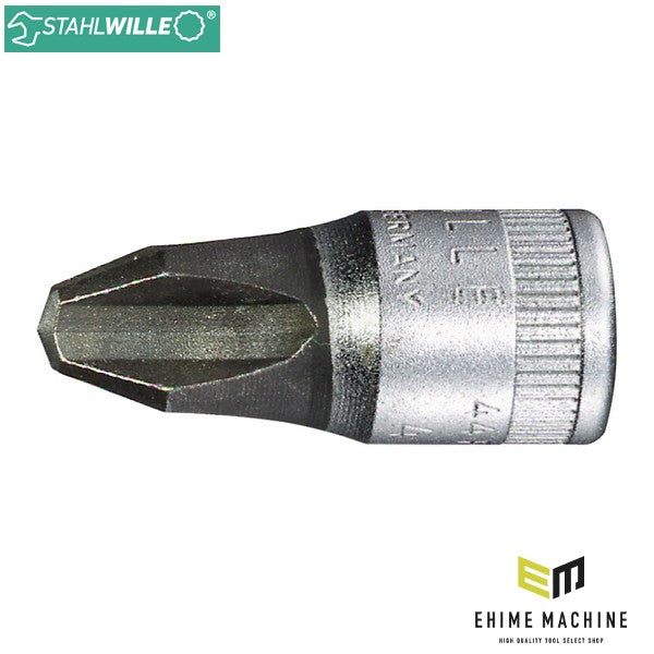 日本正規品 スタビレー 1/4SQ プラスドライバーソケット ＃1 (44P-1)(4018754001040) STAHLWILLE