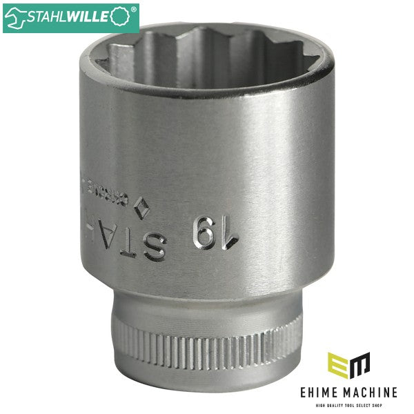 日本正規品 スタビレー 3/8SQ ソケット 12角形状 19mm (45-19)(4018754002023) STAHLWILLE