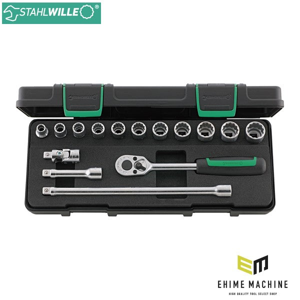 日本正規品 スタビレー 15点組 3/8SQ ソケットレンチセット (45/11/4KN)(4018754260669) STAHLWILLE