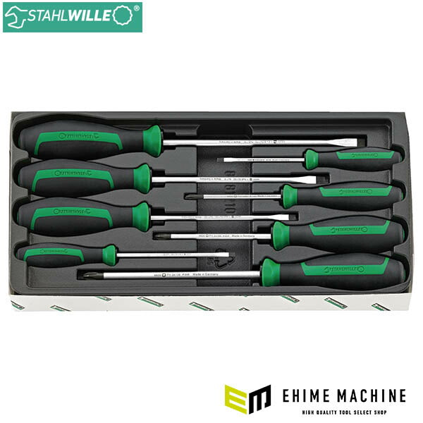 日本正規品 スタビレー DRALL+ ドライバー8本セット マイナス5本+プラス3本 (4692/8)(4018754279319) STAHLWILLE