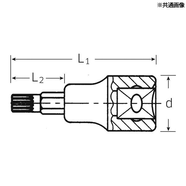 日本正規品 スタビレー 3/8SQ トライスクエアソケット M5 ヘックスローブ (49X-M5)(4018754002672) STAHLWILLE