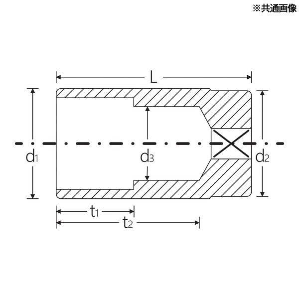 日本正規品 スタビレー 1/2SQ ディープソケット 12角形状 13mm (51-13)(4018754005574) STAHLWILLE