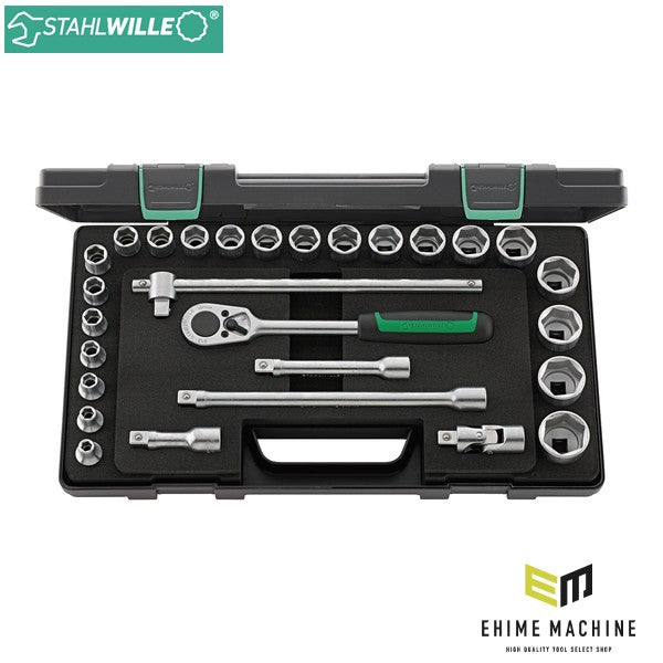 日本正規品 スタビレー 28点組 1/2SQ ソケットレンチセット (52/22/6KN)(4018754260850) STAHLWILLE