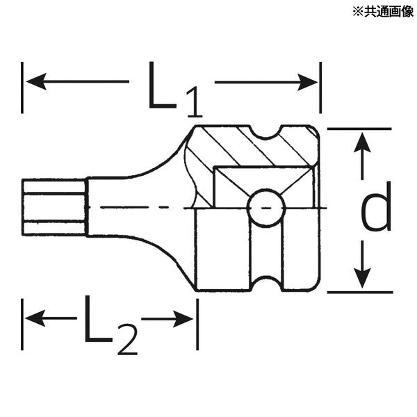 日本正規品 スタビレー 1/2SQ インパクトソケット 8mm (54IMP-8)(4018754233823) STAHLWILLE