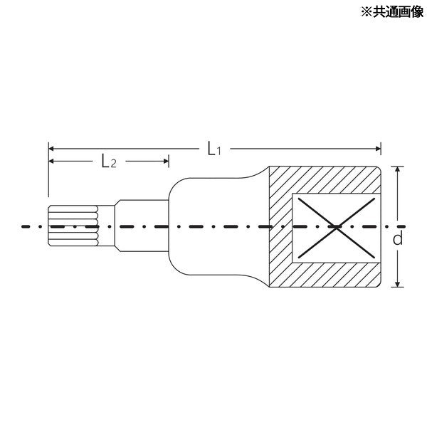 日本正規品 スタビレー 1/2SQ トライスクエアソケット M14 ヘックスローブ (54X-M14)(4018754006458) STAHLWILLE