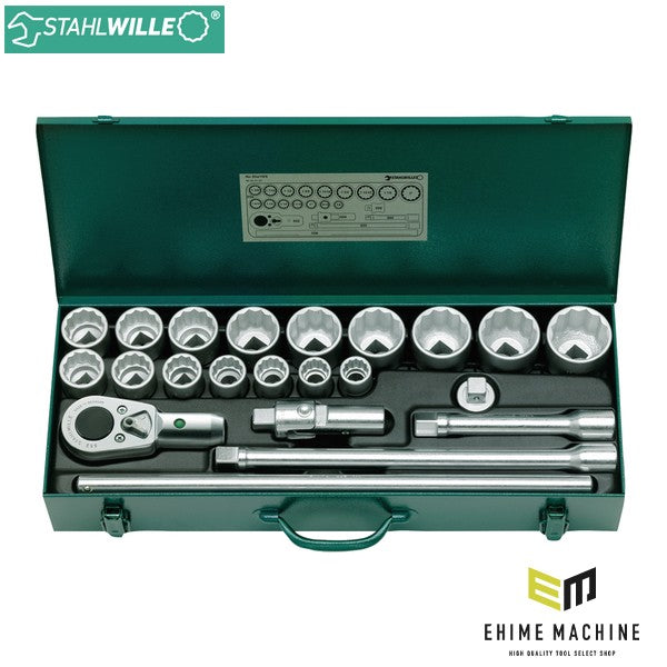 日本正規品 スタビレー 22点組 3/4SQ ソケットレンチセット (55A/16/6)(4018754080144) STAHLWILLE