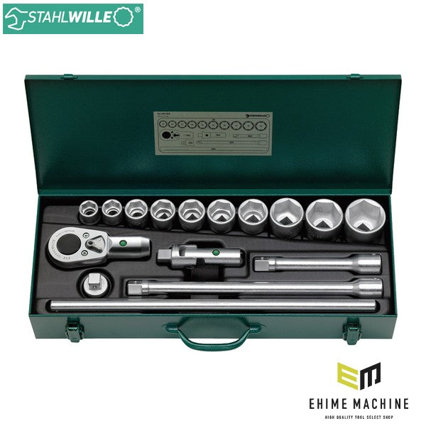日本正規品 スタビレー 16点組 3/4SQ ソケットレンチセット (55/10/6)(4018754080090) STAHLWILLE