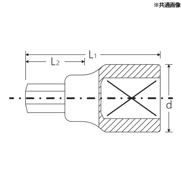 日本正規品 スタビレー 3/4SQ インヘックスソケット 14mm (59-14)(4018754009282) STAHLWILLE