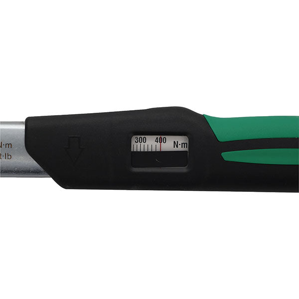 【エクストラセール】日本正規品 スタビレー トルクレンチ 80-400Nm MANOSKOP 730N 板バネ式リセット不要 出荷時公差±3% ヘッド交換式 成績証明書付 (730N/40) (4018754139552) STAHLWILLE