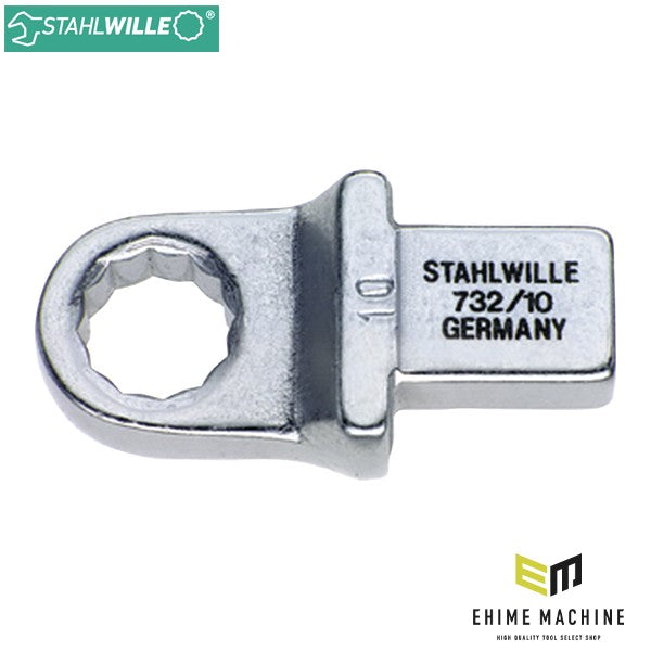 日本正規品 スタビレー ジョイントサイズ9×12mm トルクレンチ用差替メガネヘッド 10mm 差替ヘッド (732/10-10)(4018754034079) STAHLWILLE