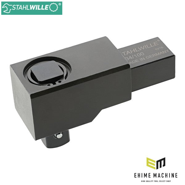 日本正規品 スタビレー ジョイントサイズ22×28mm トルクレンチ差替スクエアドライブヘッド 3/4SQ 板バネ式リセット不要 ヘッド交換式 (734/100)(4018754239603) STAHLWILLE