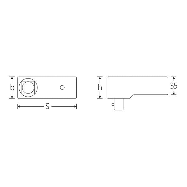 日本正規品 スタビレー ジョイントサイズ24.5×28mm トルクレンチ差替スクエアドライブヘッド 3/4SQ 板バネ式リセット不要 ヘッド交換式 (734/80)(4018754109609) STAHLWILLE