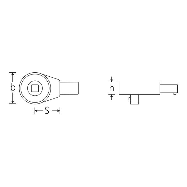 日本正規品 スタビレー ジョイントサイズ22×28mm トルクレンチ差替ラチェットヘッド 3/4SQ トルクレンチ用 差替ヘッド (735/100)(4018754239627) STAHLWILLE