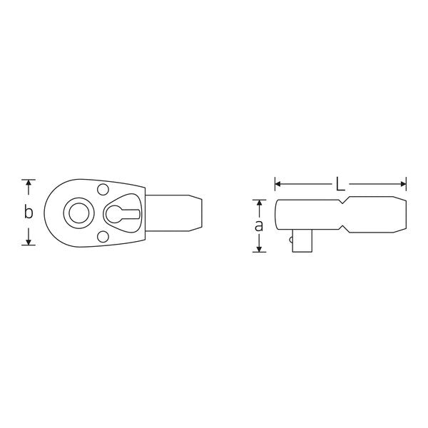 日本正規品 スタビレー (1SQ)ラチェットヘッド (882)(4018754013500) STAHLWILLE