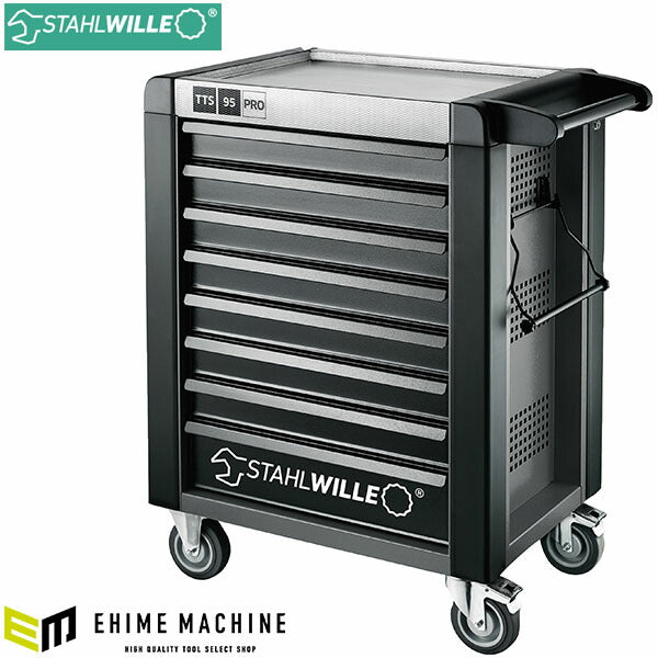 [メーカー直送業者便] 日本正規品 スタビレー 8段 ツールトロリー 耐荷重750kg アンスラサイトグレー (95/8A-PRO)(4018754334698) STAHLWILLE