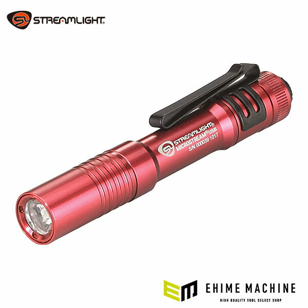 日本正規品 ストリームライト マイクロストリーム USB レッド (66602)(0080926666023) STREAMLIGHT