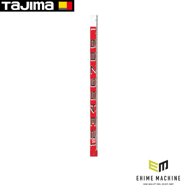 タジマ シムロンロッド 長さ10m 1mアカシロ仕様 紙箱 (SYR-10K)(4975364041456) TAJIMA TJMデザイン