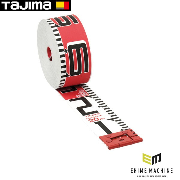 タジマ シムロンロッド 長さ20m 1mアカシロ仕様 紙箱 (SYR-20K)(4975364041463) TAJIMA TJMデザイン