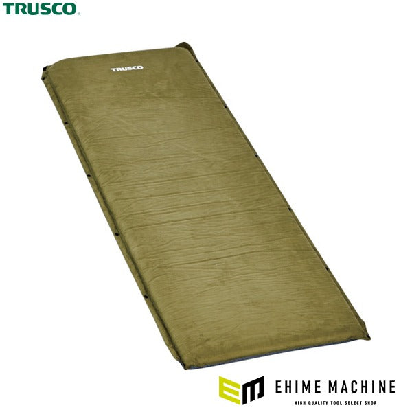 TRUSCO エアーマット オリーブドラブ 66x188x5cm 自動膨張 連結可 巾着袋付 (TAIRM-OD)(4550414340347) トラスコ中山