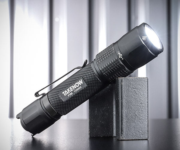 [26SS新商品] 日本正規品 テイクナウ 充電式 LEDフラッシュライト LEDライト 1200lm IP68 Type-C充電 (F185)(6921585520827) TAKENOW