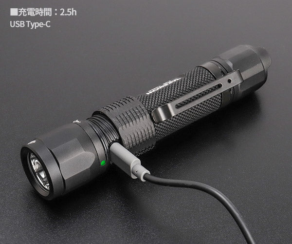 【ワケあり特価品】 (状態A) [26SS新商品] 日本正規品 テイクナウ 充電式 LEDフラッシュライト LEDライト 1200lm IP68 Type-C充電 (F185)(6921585520827) TAKENOW