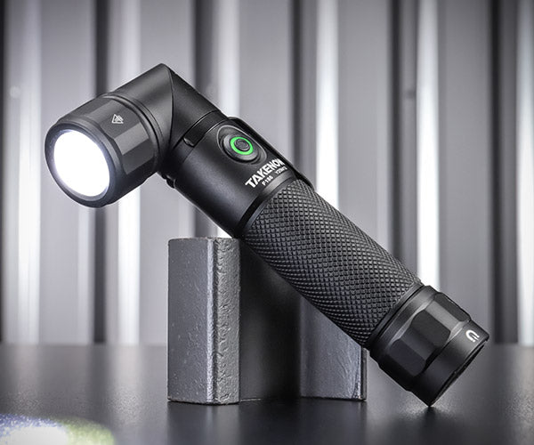 [26SS新商品] 日本正規品 テイクナウ 充電式 LEDフラッシュライト LEDワークライト 90°可動ヘッド マグネット付 Type-C充電 (F186)(6921585520834) TAKENOW