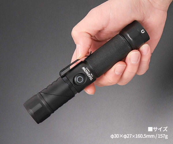 【ワケあり特価品】 (状態A) [26SS新商品] 日本正規品 テイクナウ 充電式 LEDフラッシュライト LEDワークライト 90°可動ヘッド マグネット付 Type-C充電 (F186)(6921585520834) TAKENOW