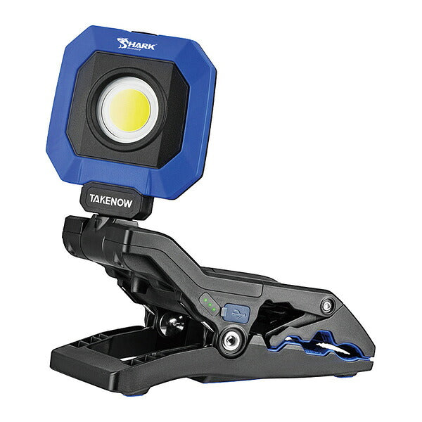 [26AW新商品] 日本正規品 テイクナウ 充電式LEDクランプライト 1600lm クリップ固定 270°/300°可動ヘッド (WL3019)(6921585521008) TAKENOW