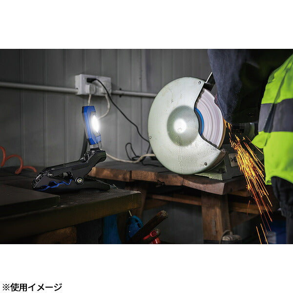 [26AW新商品] 日本正規品 テイクナウ 充電式LEDクランプライト 1600lm クリップ固定 270°/300°可動ヘッド (WL3019)(6921585521008) TAKENOW