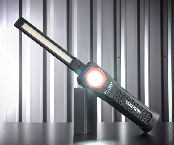 [26SS新商品] 日本正規品 テイクナウ 充電式 カラーマッチ LED作業灯 LEDワークライト 5色切替 CRI96+ Type-C充電 (WL4112)(6921585510972) TAKENOW