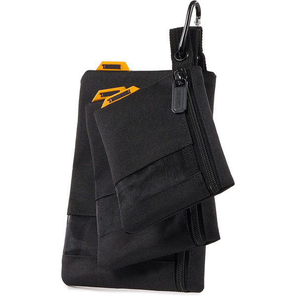 日本正規品 タフビルト ファスナーバッグ 3個セット メッシュ窓 ビス 釘 小物バッグ 900D カラビナ付 パーツバッグ (TB-193E)(810023381440) TOUGH BUILT