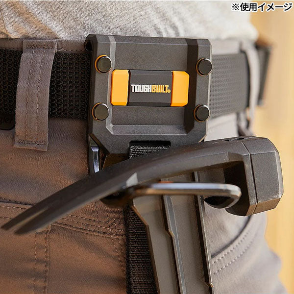 日本正規品 タフビルト モジュラーハンマーループ クリップ式 ベルト ポーチ装着 コード保持ストラップ ハンマーホルダー (TB-52)(856342005728) TOUGH BUILT