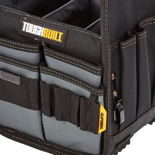 日本正規品 タフビルト CLIP TECH 8インチ トートバッグ ユニバーサルポーチ付 31ポケット ハブ2個付 工具バッグ (TB-CT-180-8)(856342005889) TOUGH BUILT