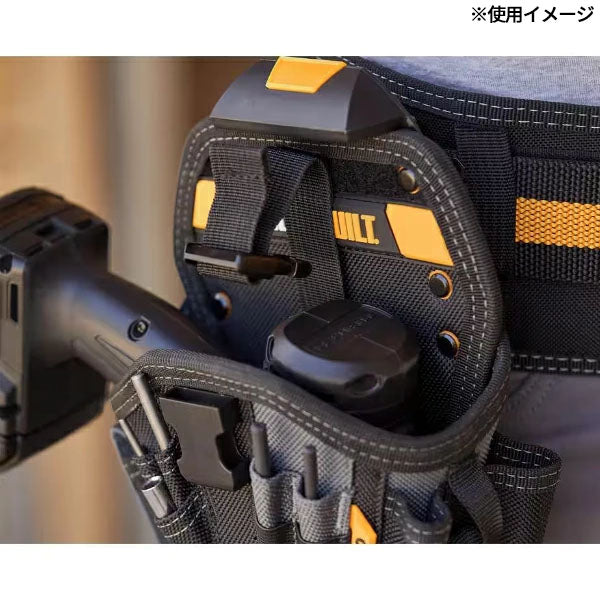 日本正規品 タフビルト CLIP TECH ドリルホルスター L 13ポケット ビットポケット7 左右対応 インパクト 腰袋 (TB-CT-20-L)(856760005263) TOUGH BUILT