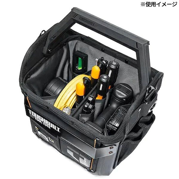 日本正規品 タフビルト CLIP TECH 12インチ ツールトート HardBody 防水ベース スチールバー ポーチ着脱 工具バッグ (TB-CT-82-12)(810023381679) TOUGH BUILT