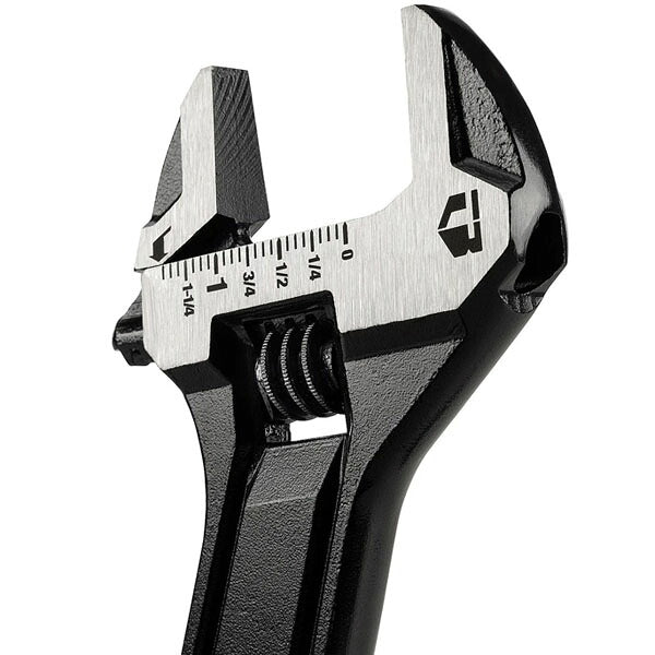 日本正規品 タフビルト アジャスタブルレンチ 10インチ 250mm 最大開口37mm クロムバナジウム鋼 レーザー目盛 (TB-H3-70-10)(810023387497) TOUGH BUILT