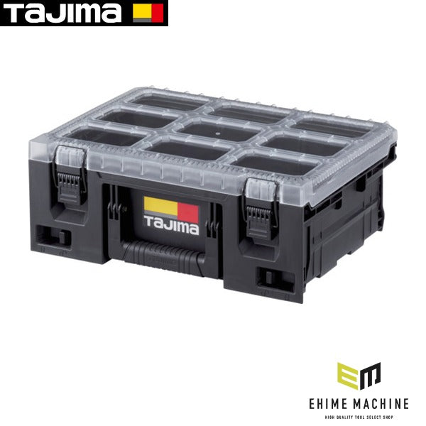 タジマ 工具箱 セフ引出しボックスL フタ付き仕切りトレイ (TB-HBOXLCST)(4975364361097) TAJIMA TJMデザイン