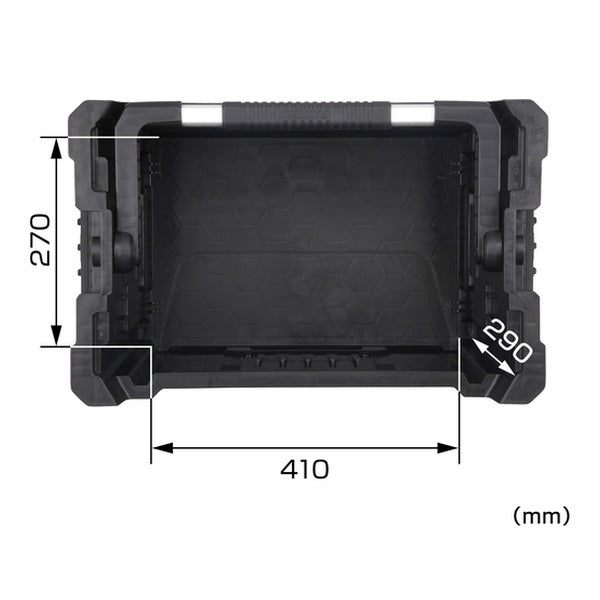 タジマ 工具箱 セフツールバスケットS ハンドル付 (TB-TBSKSH)(4975364361011) TAJIMA TJMデザイン